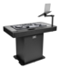 UDG Ultimate DJ Podium Workstation Black DJ booth