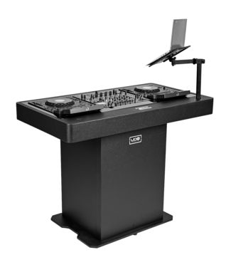 UDG Ultimate DJ Podium Workstation Black DJ booth