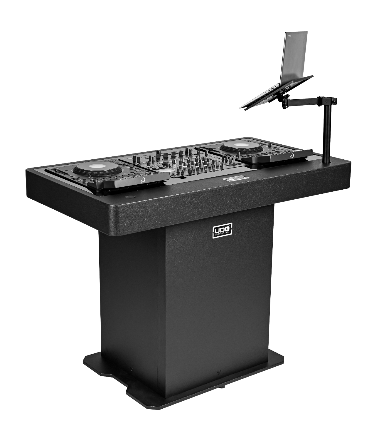 UDG Ultimate DJ Podium Workstation Black DJ booth