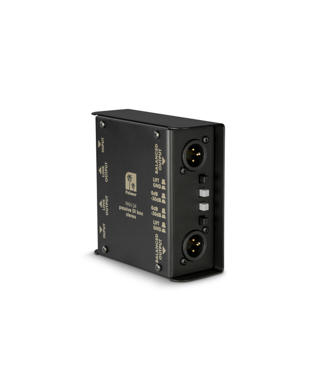 Palmer PAN04 passieve stereo DI box