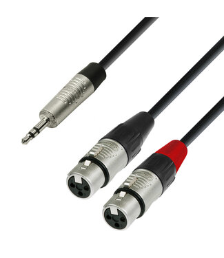 Adam Hall 4 STAR YWFF 0180 2 XLR Female x Minijack TRS 3 meter