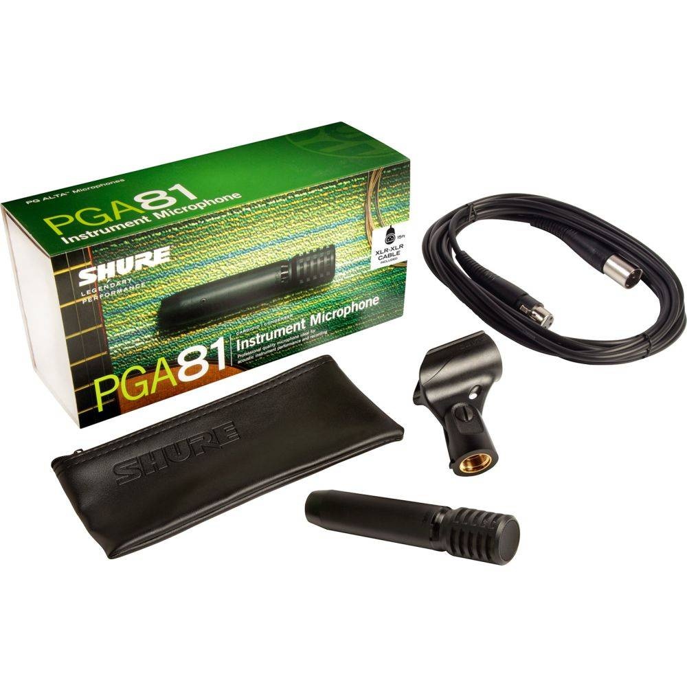 Shure PGA81-XLR Condensator instrumentmicrofoon