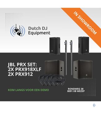 JBL PRX power set 2x PRX912 + 2x PRX918XLF
