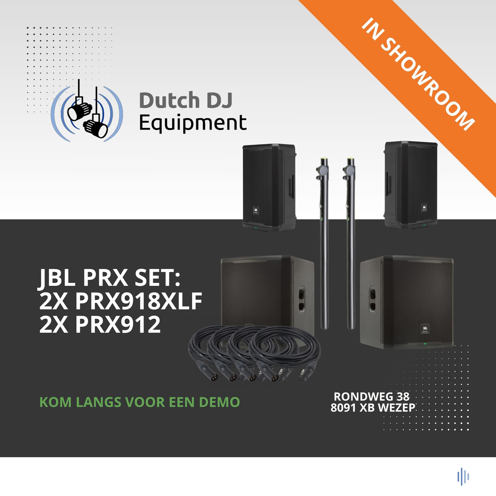 JBL PRX power set 2x PRX912 + 2x PRX918XLF