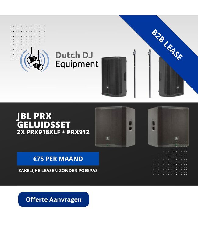JBL PRX power set complete geluidsset 2x PRX912 + 2x PRX918XLF