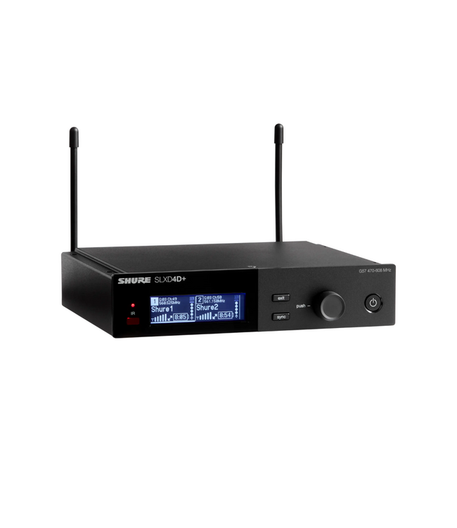 Shure SLXD24D+E Beta58 dual draadloos microfoon systeem