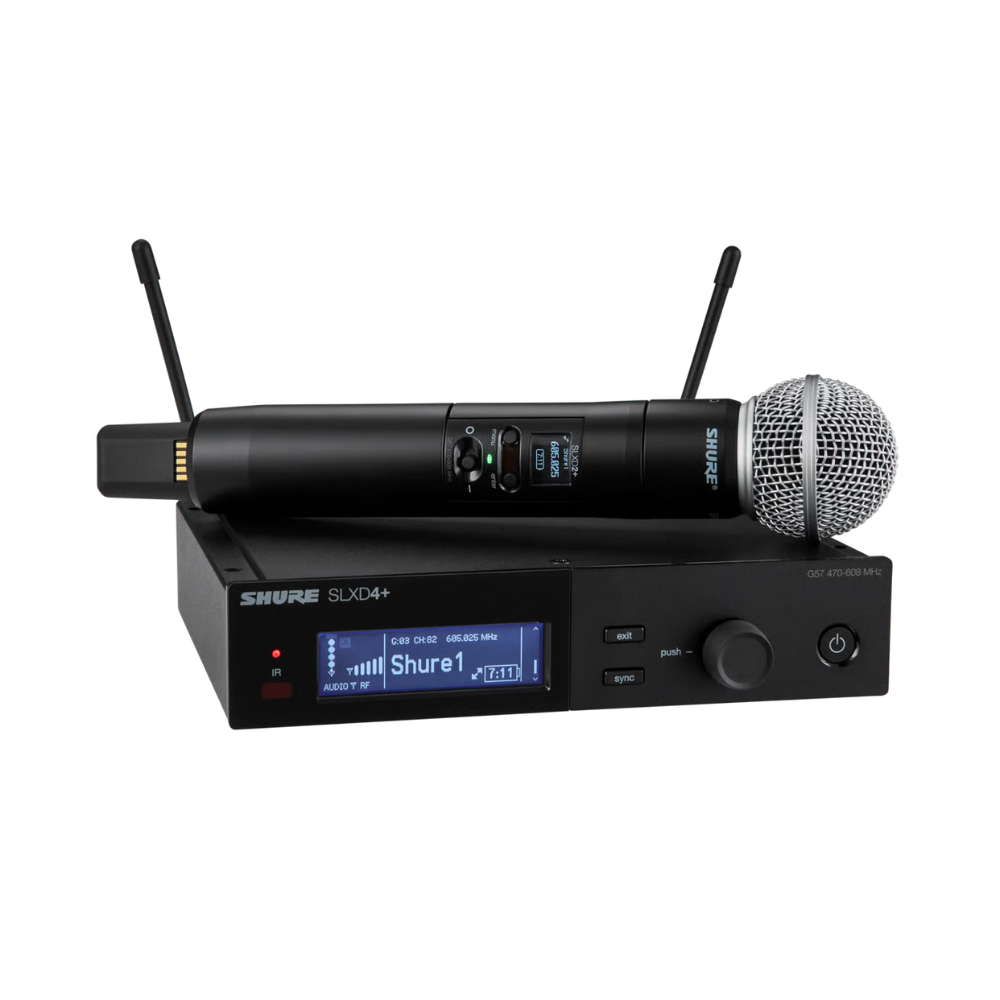 Shure SLXD24+E Beta58 Draadloos handheld microfoonsysteem