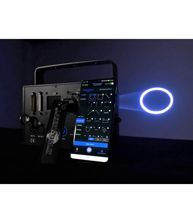LASERWORLD CUBE 1 Full color animatie laser 1000mw