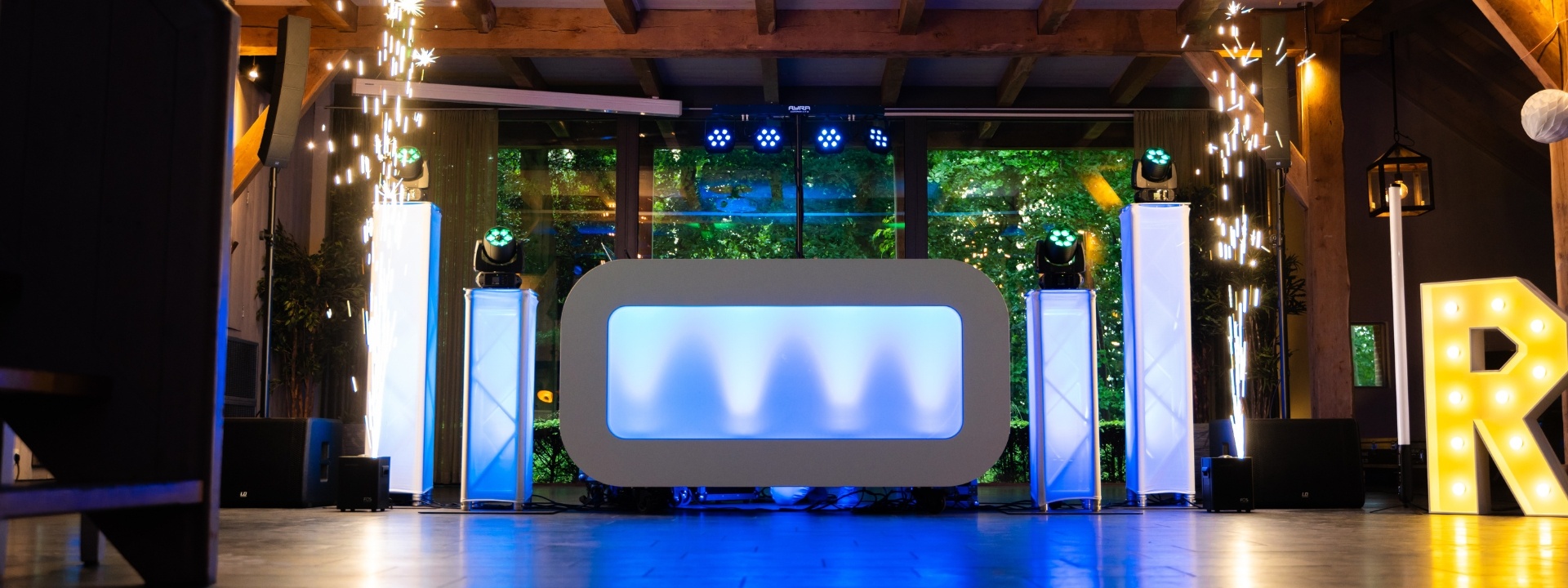 Complete bruiloft en Wedding DJ Show van Dutch DJ Equipment in De Havixhorst Meppel