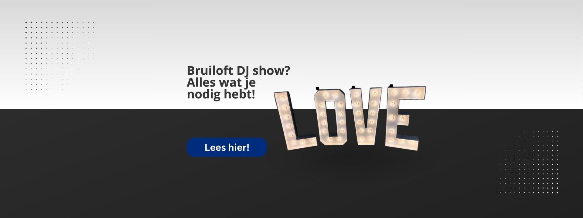 Alles wat je nodig hebt voor een bruiloft DJ show