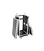 ROADINGER Special Combo Case Pro, 20U rackcase op wielen