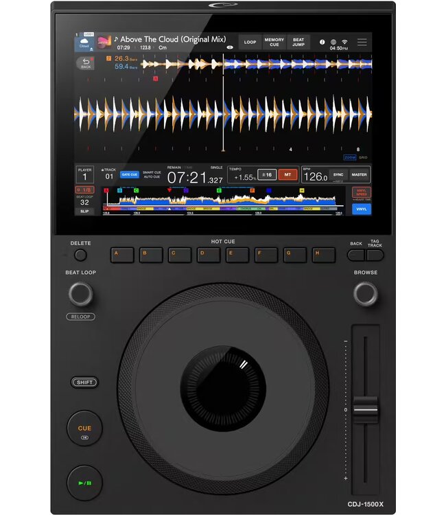 AlphaTheta CDJ-1500X - Compacte DJ-multiplayer met 3000X-touchscreen