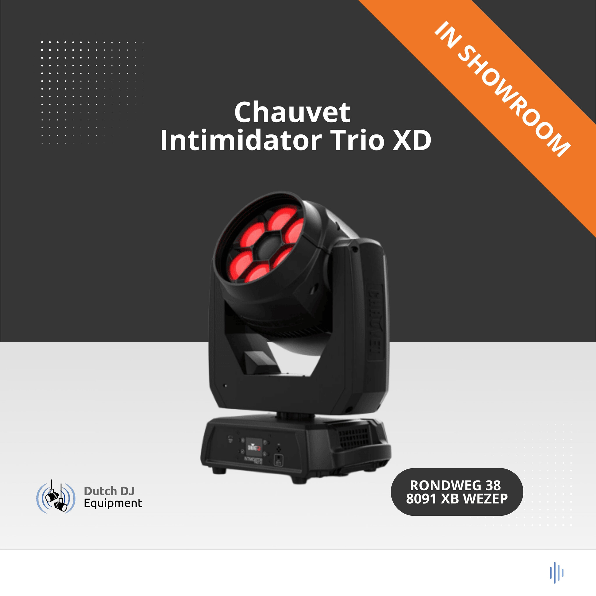 Chauvet DJ Intimidator Trio XD - 3-in-1 Hybrid LED Movinghead