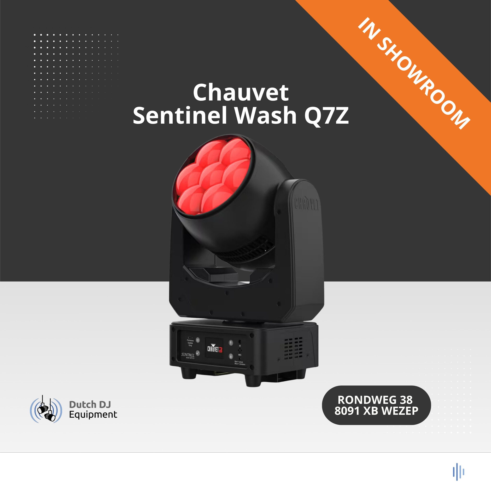 Chauvet DJ Sentinel Wash Q7Z ILS movinghead