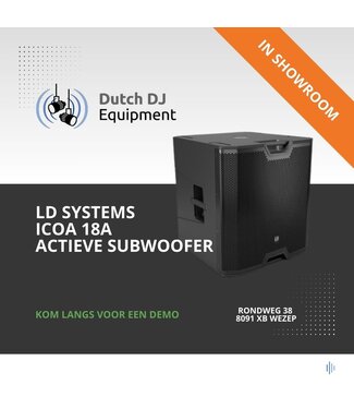 LD Systems Demo model ICOA SUB 18 A actieve subwoofer 18 inch