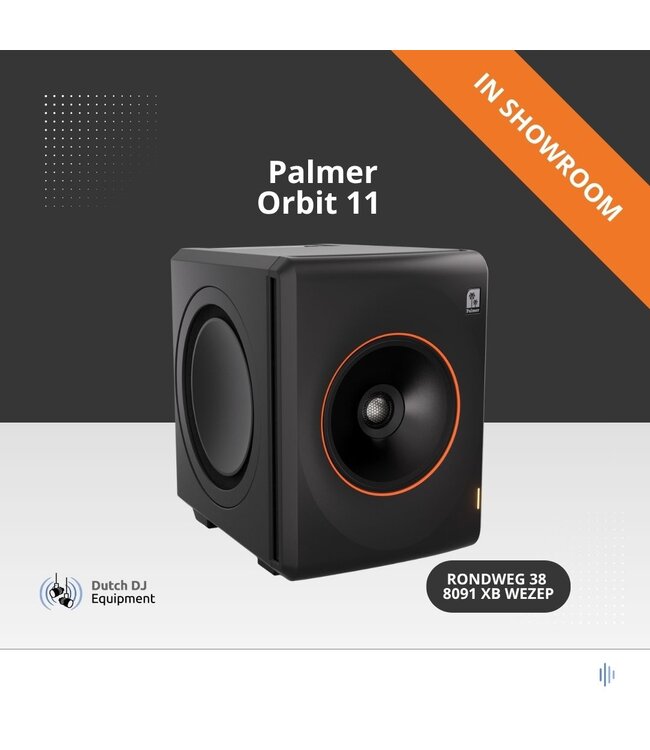 Palmer ORBIT 11 - Actieve Coaxiale 3-Wegs Studio Monitor met Cardioid Design