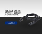 XLR, Jack of RCA: Wanneer gebruik je welke kabel?