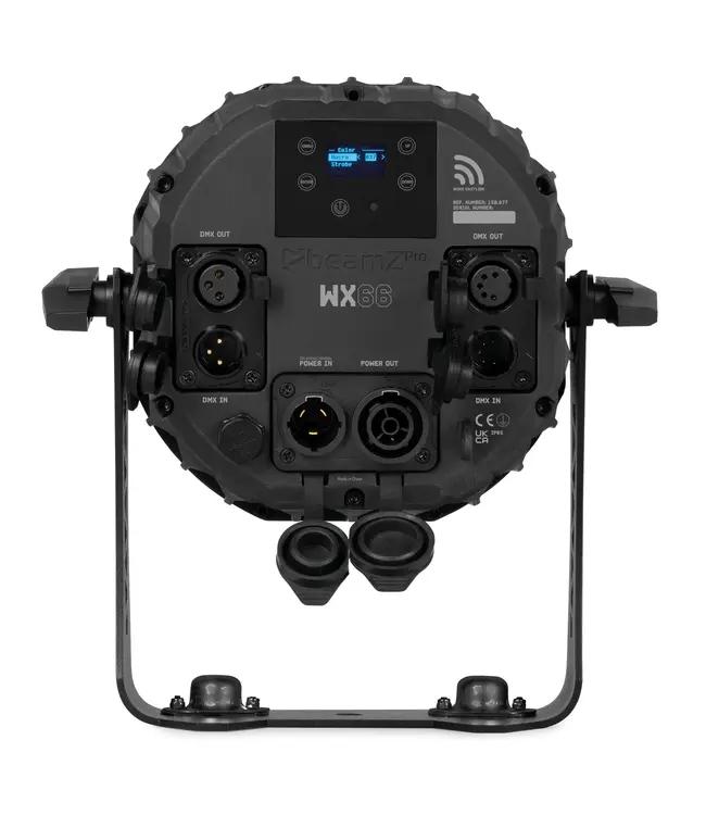Beamz WX66 outdoor IP65 RGBALC Aluminium par