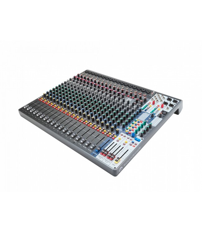 Soundcraft Signature Plus 22 analoge mixer met lexicon effecten
