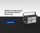 Welke stroboscoop voor welke zaal? Zo meet je de dancefloor op
