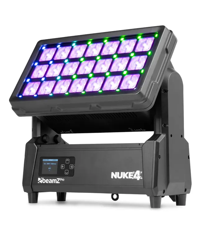 Beamz Nuke4 motorized strobe and beam pixel effect