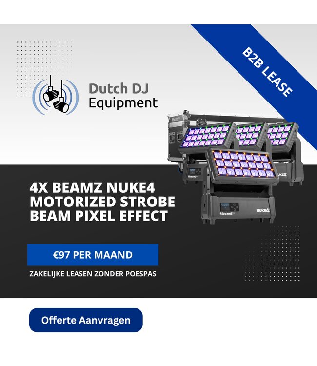 Beamz Nuke4 motorized strobe and beam pixel effect