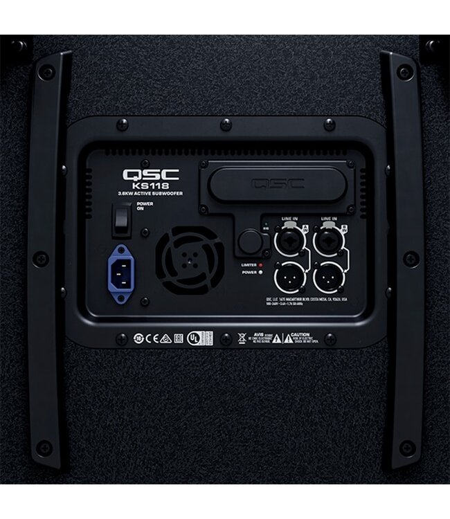 B-stock QSC KS118 18 inch actieve subwoofer