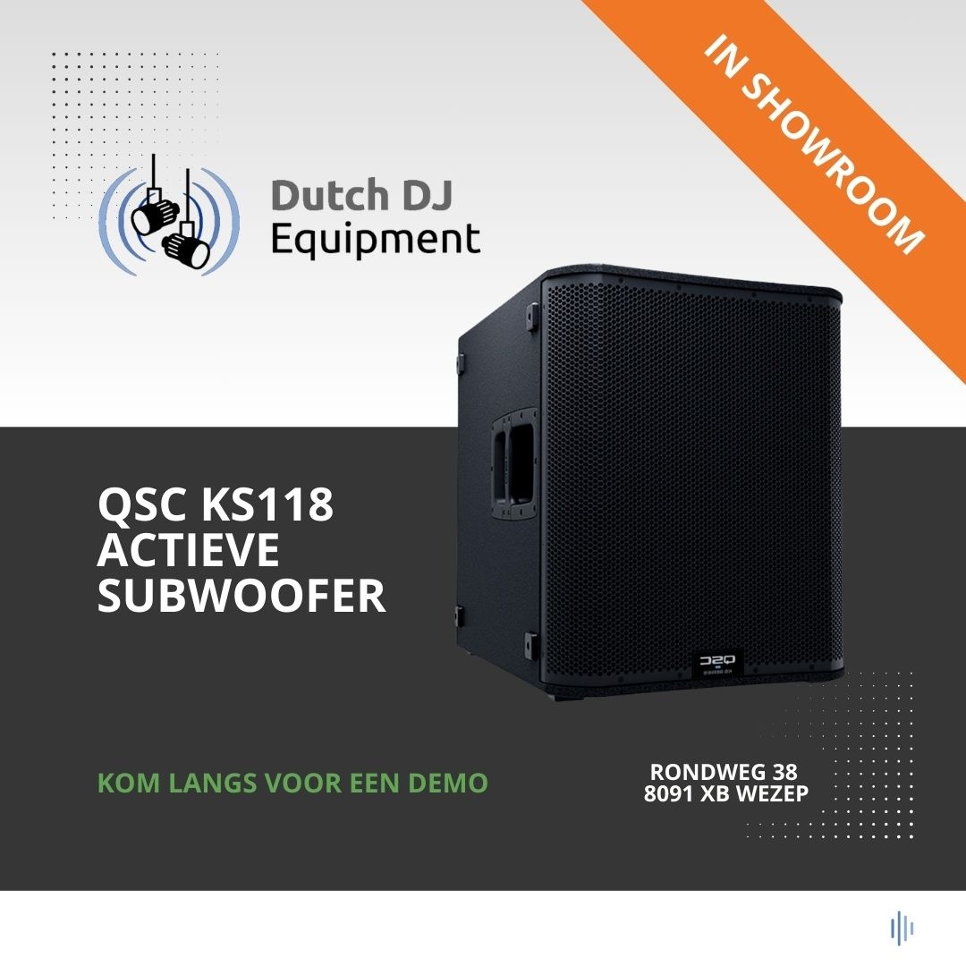 QSC B-stock KS118 18 inch actieve subwoofer