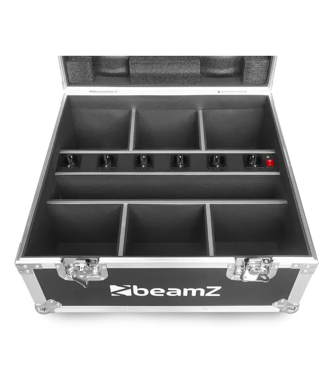 Beamz FCWX12 flightcase voor 6x WX(B) 1220 parren