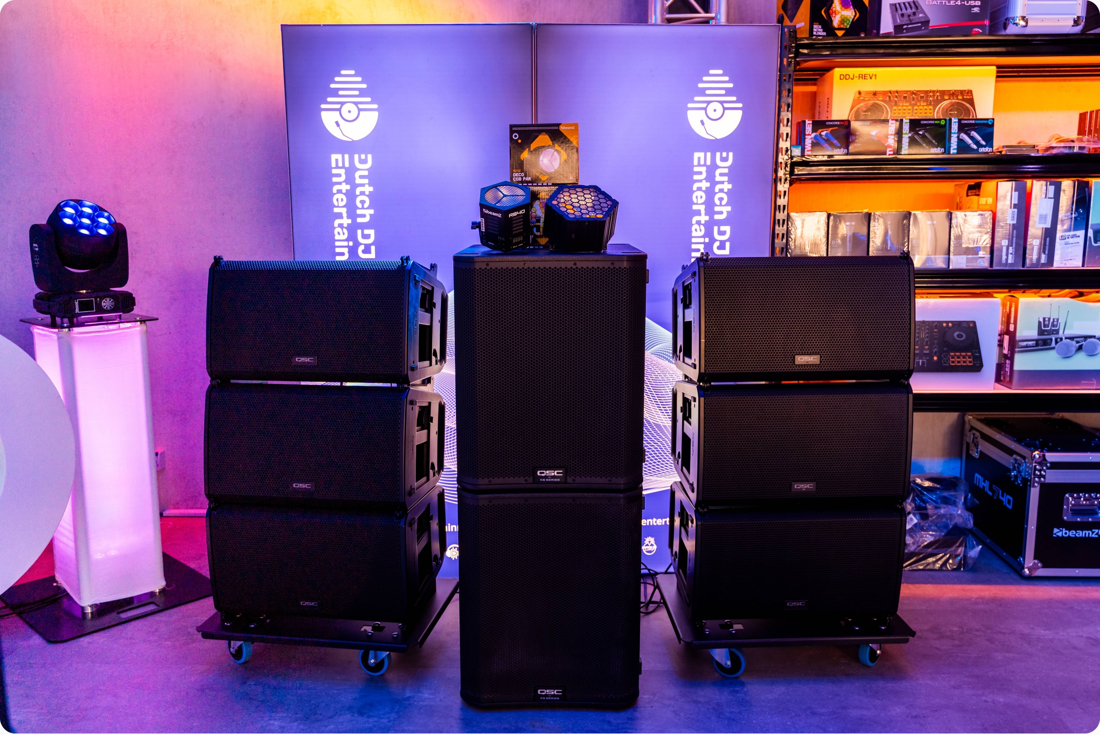 Voordelig leasen? Van professionele DJ apparatuur tot aan geluidsset en movingheads en nog veel meer!
