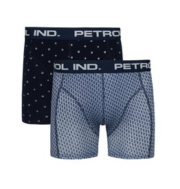 Petrol Ind. Petrol Boxershort 2-PACK Blauw BXR208