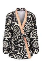 Geisha Geisha Kimono zwart wit