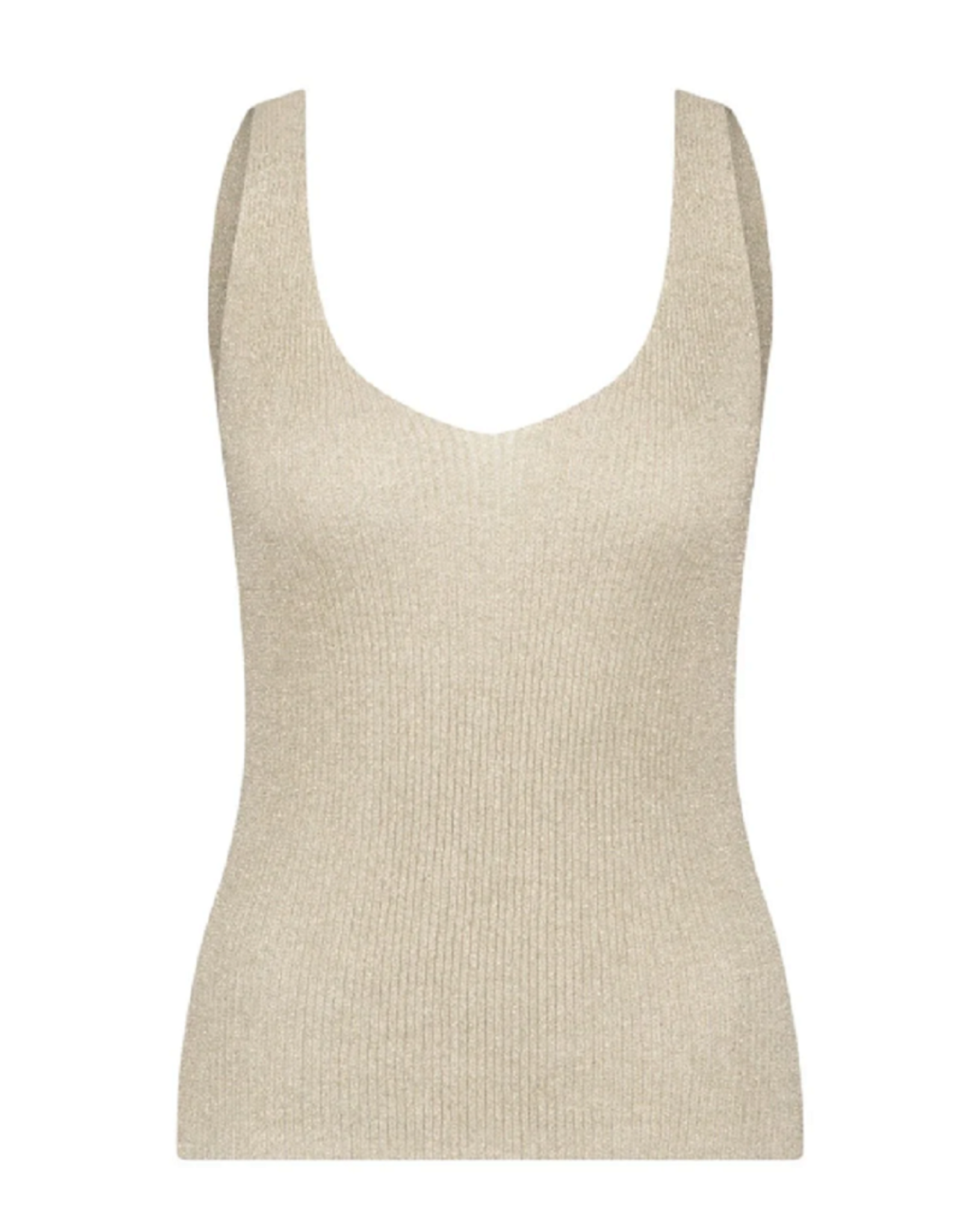 NUKUS NUKUS Debbysinglet lurez beige/goud