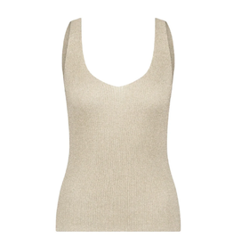 NUKUS NUKUS Debbysinglet lurez beige/goud