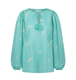 NUKUS NUKUS blouse Cecile Turquoise