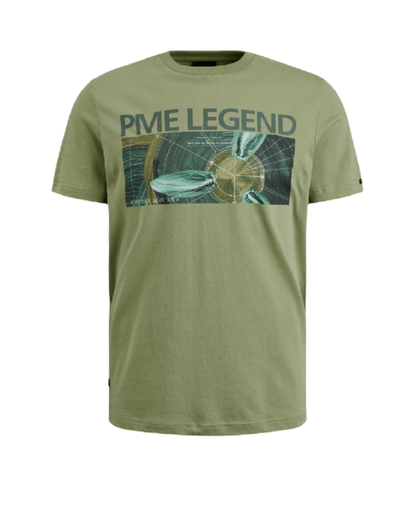 PME Legend PME Legend t-shirt groen print