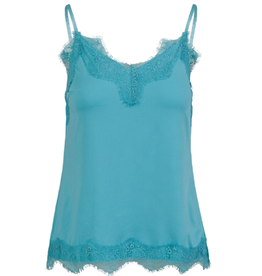 CC HEART CC Heart Rosie Lace Top Aqua blue