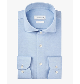 PROFUOMO Profuomo shirt light blue pique