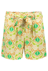 Geisha Geisha short met print groen