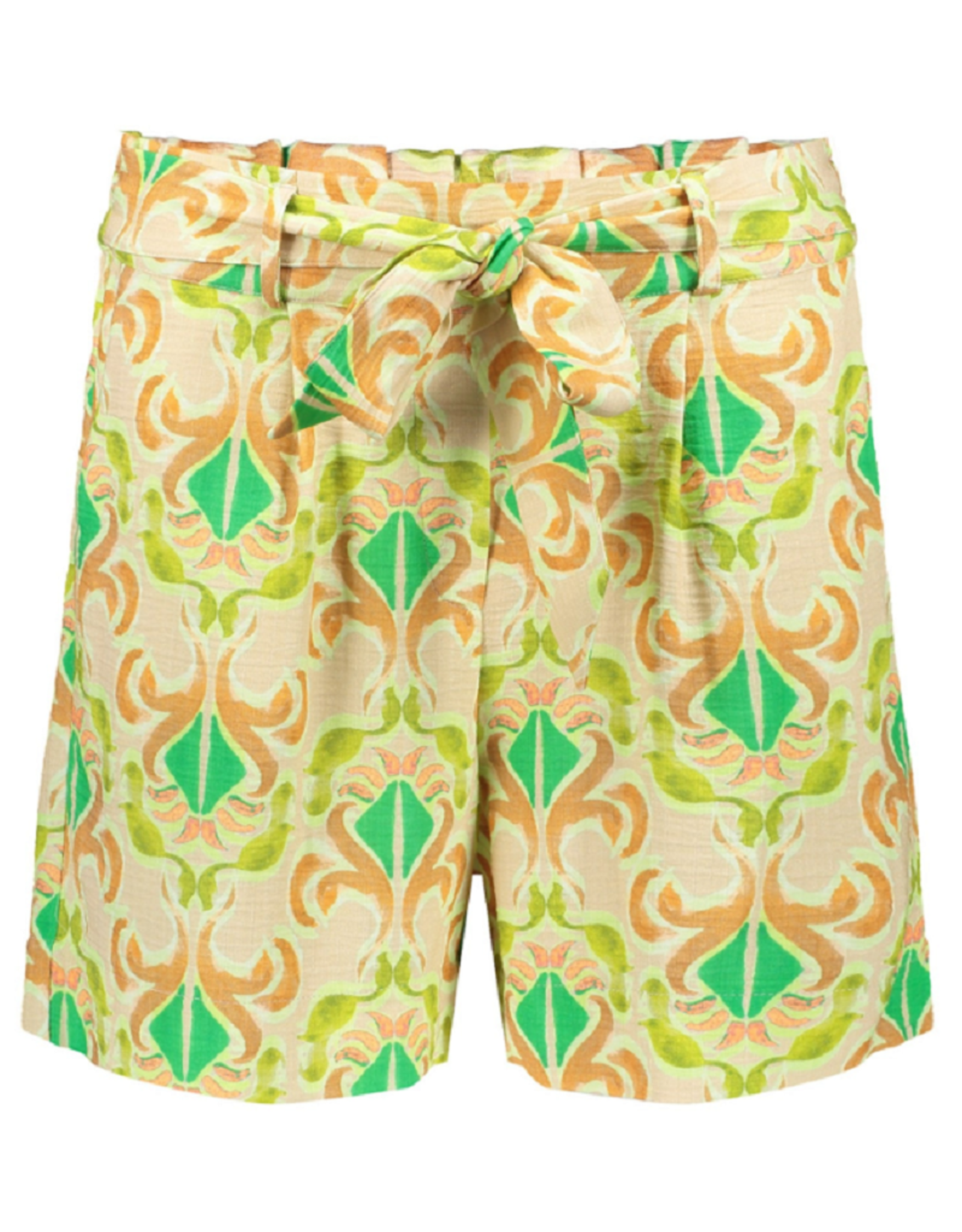 Geisha Geisha short met print groen