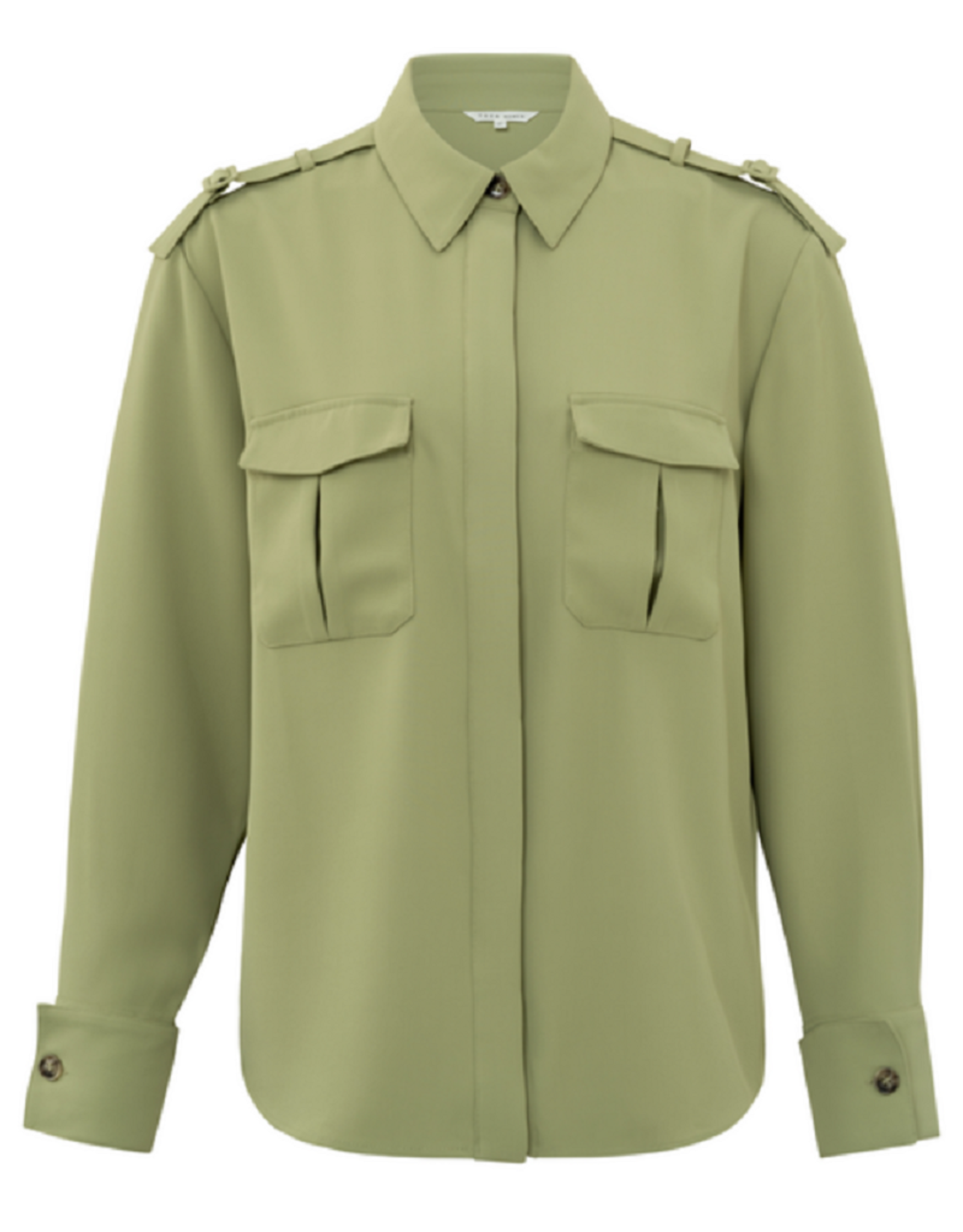 YAYA YAYA Cargo blouse Sage green