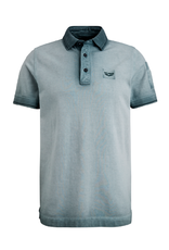 PME Legend PME Legend polo cold dye pique blauw