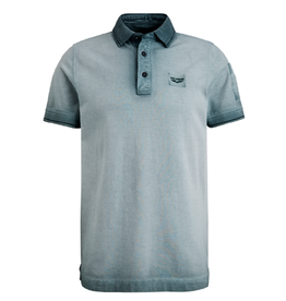 PME Legend PME Legend polo cold dye pique blauw