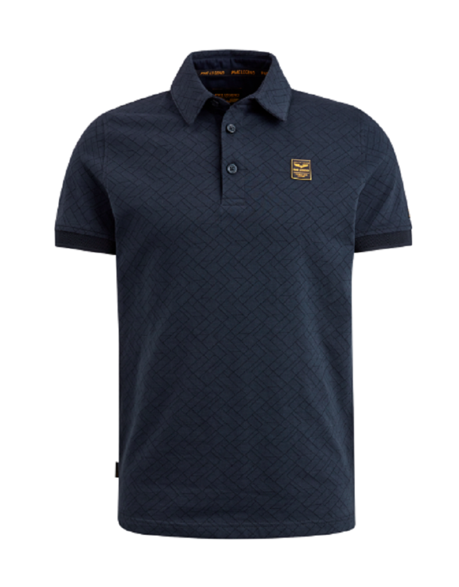 PME Legend PME Legend polo jacquard blue