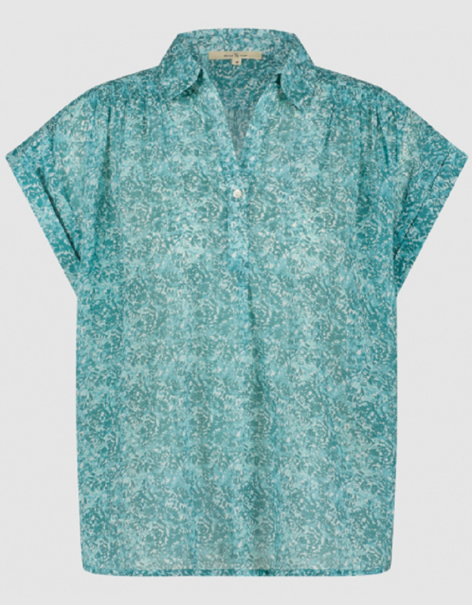 Circle of Trust Circle of Trust Steffie Blouse Blue Jungle