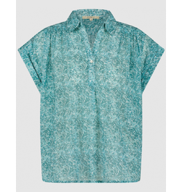 Circle of Trust Circle of Trust Steffie Blouse Blue Jungle