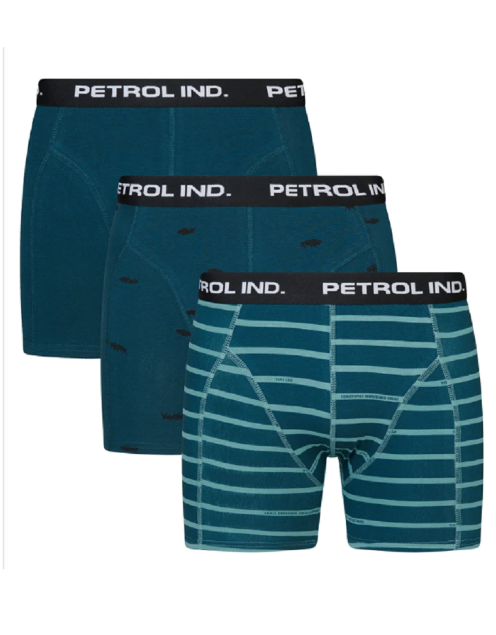 Petrol Ind. Petrol Industries boxersshorts 3-pack groen