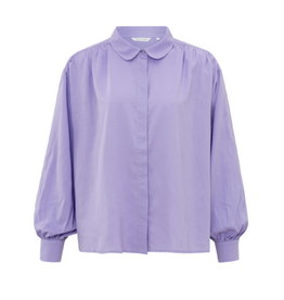 YAYA YAYA oversized blouse bougainvillea purple