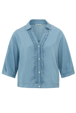 YAYA YAYA chambray batwing blouse