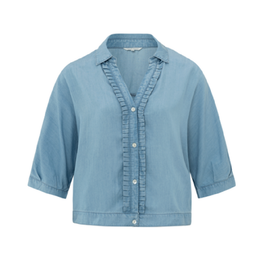 YAYA YAYA chambray batwing blouse